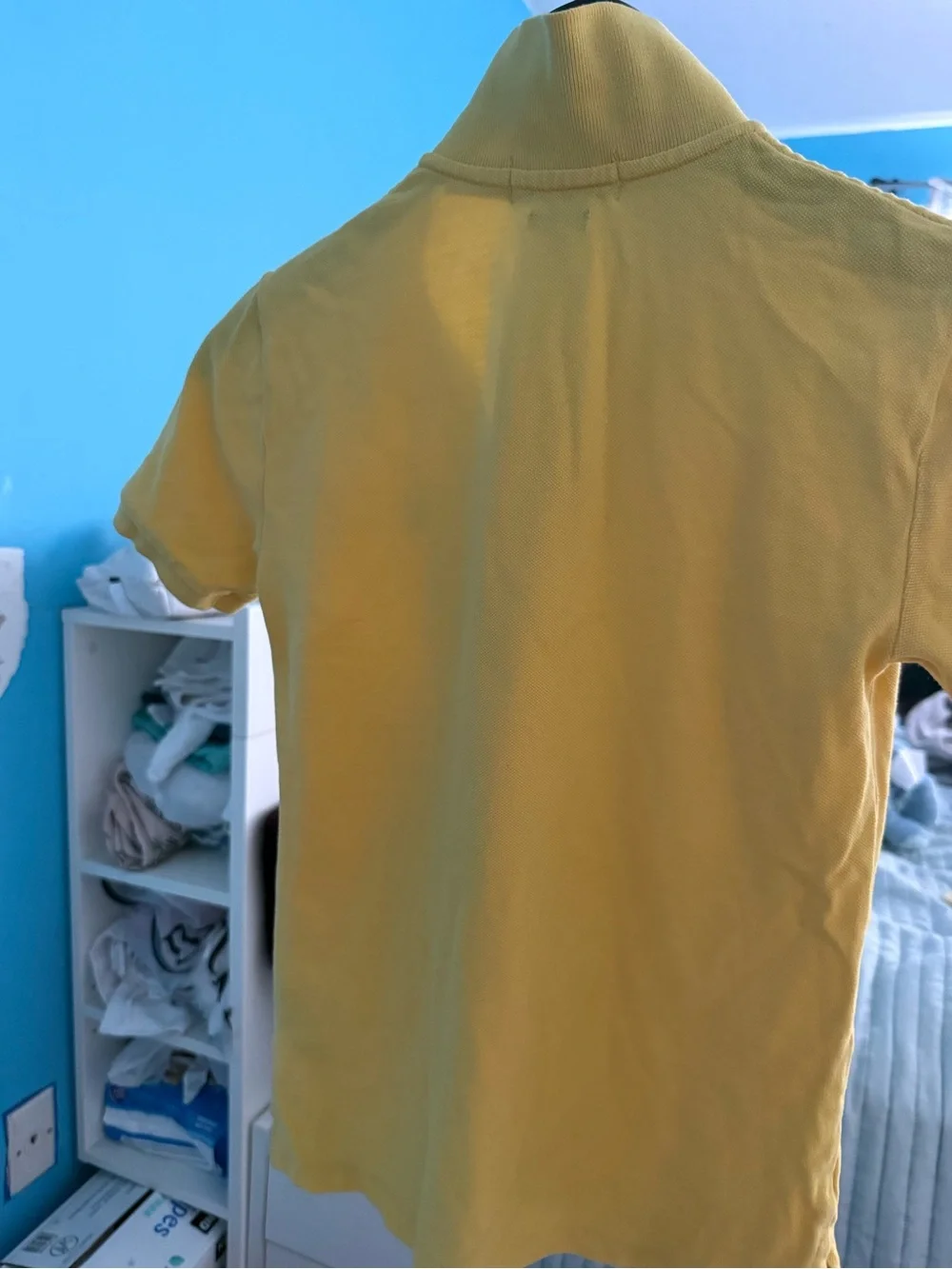 Ralph Lauren Kids Yellow Short Sleeve Polo with Navy Pony